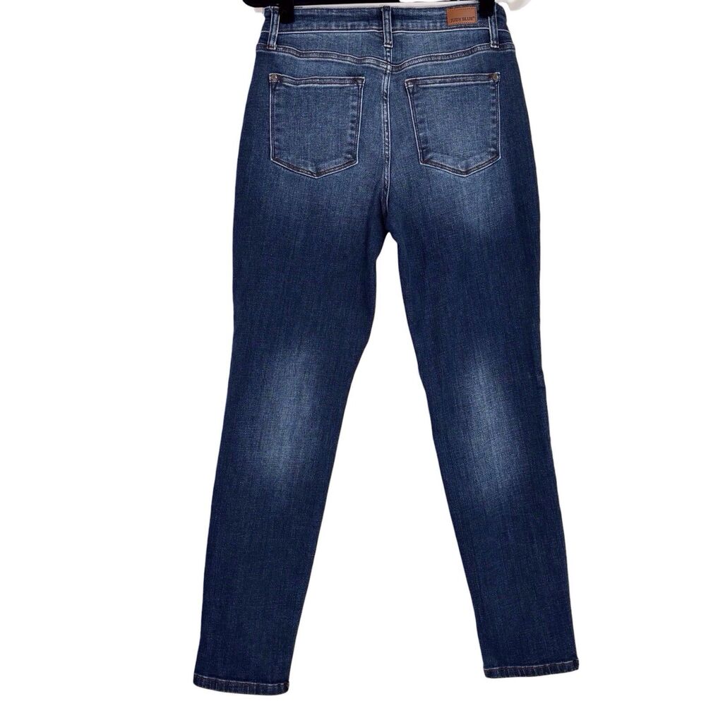 Judy Blue Slim Fit Jeans Size 7/28 28X30 Blue Denim Stretch JB82428DK - Picture 4 of 9